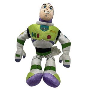 Disney Store Pixar Toy Story Buzz Lightyear 11” Plush Stuffed Toy Action Figure